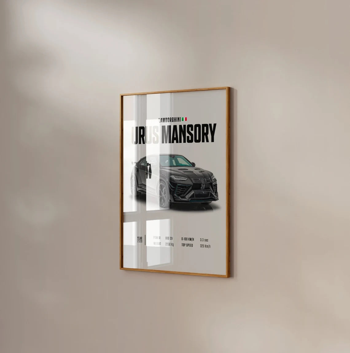 Car Poster Lamborghini Urus Mansory
