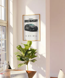 Car Poster Lamborghini Urus Mansory
