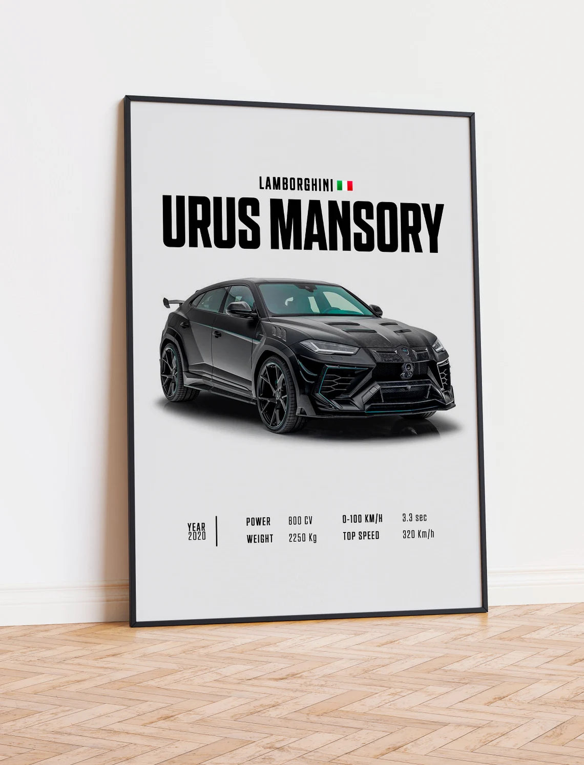 Car Poster Lamborghini Urus Mansory