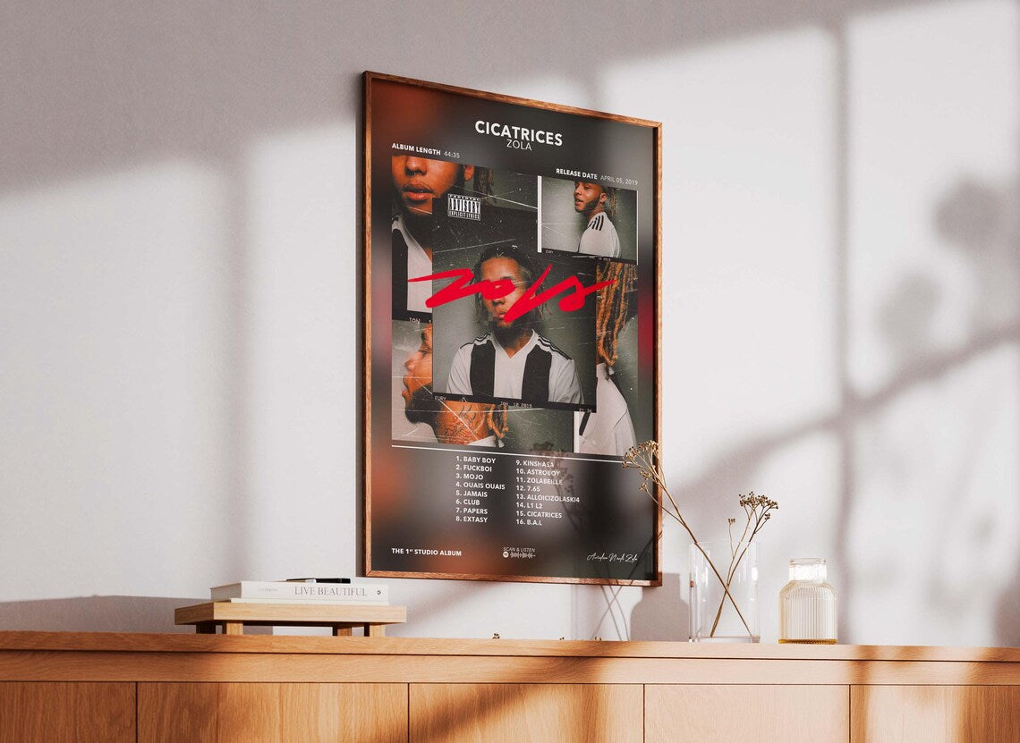 Album Poster Cicarices Zola