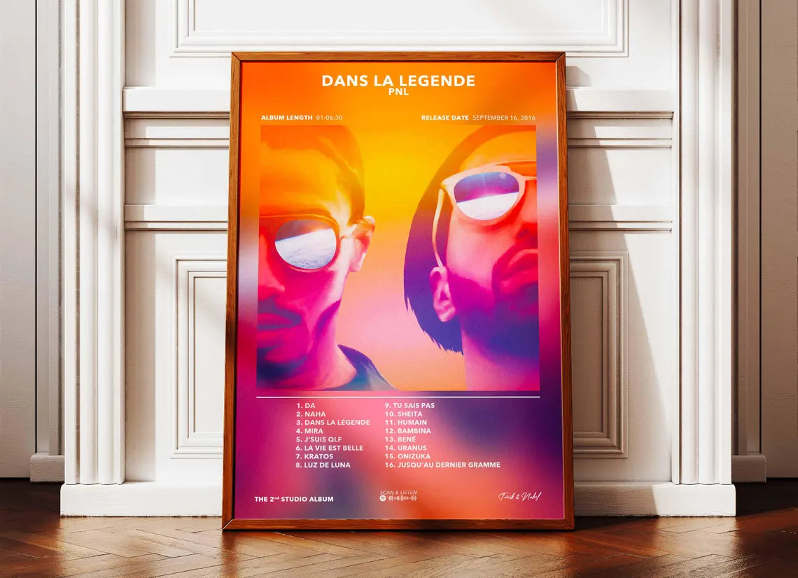 Poster PNL Poster Dans La Légende Album