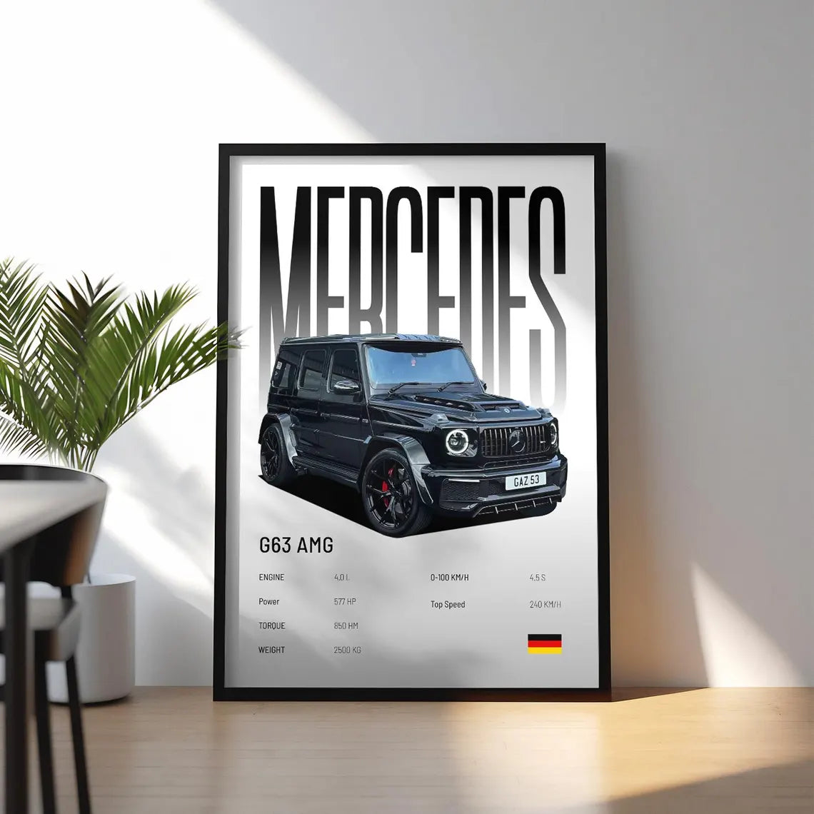 Mercedes G63 AMG Poster