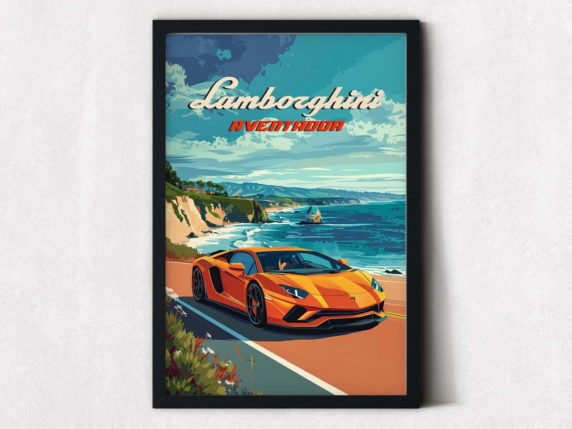 Lamborghini Aventador poster
