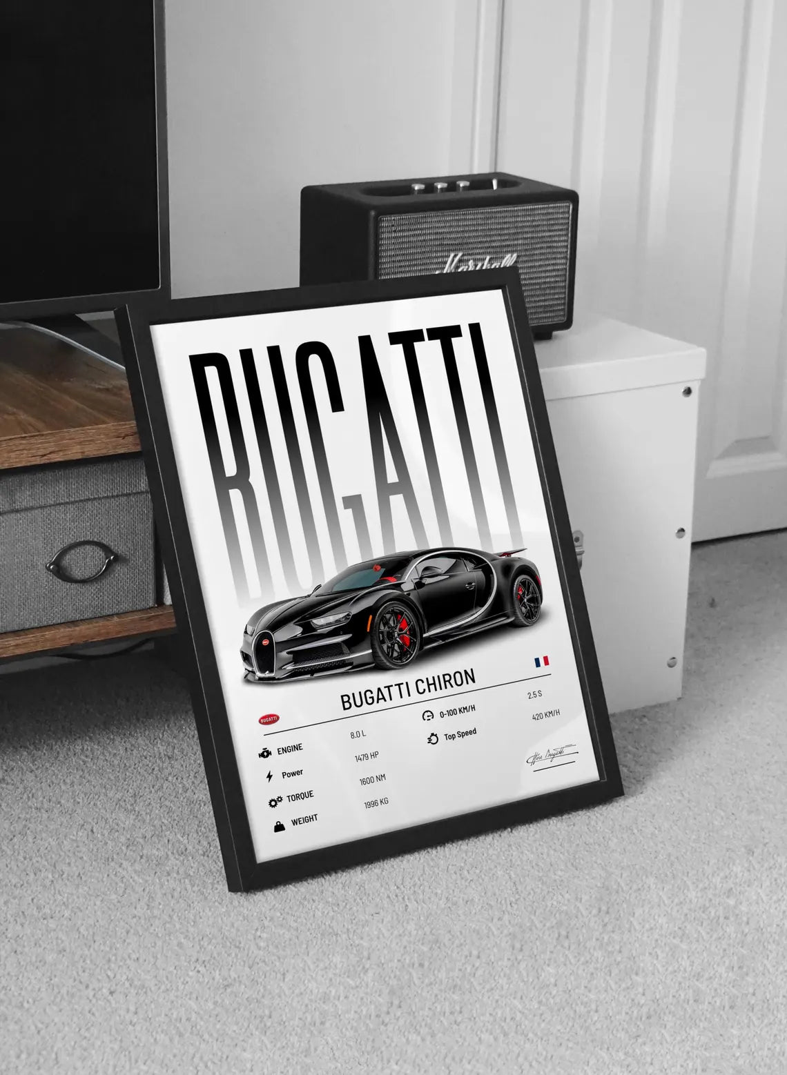 Bugatti Chiron Poster