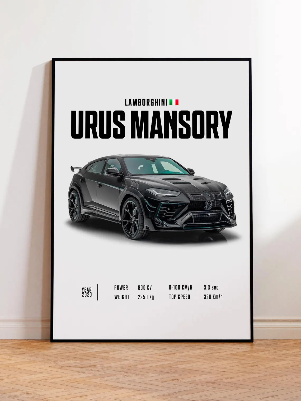 Car Poster Lamborghini Urus Mansory