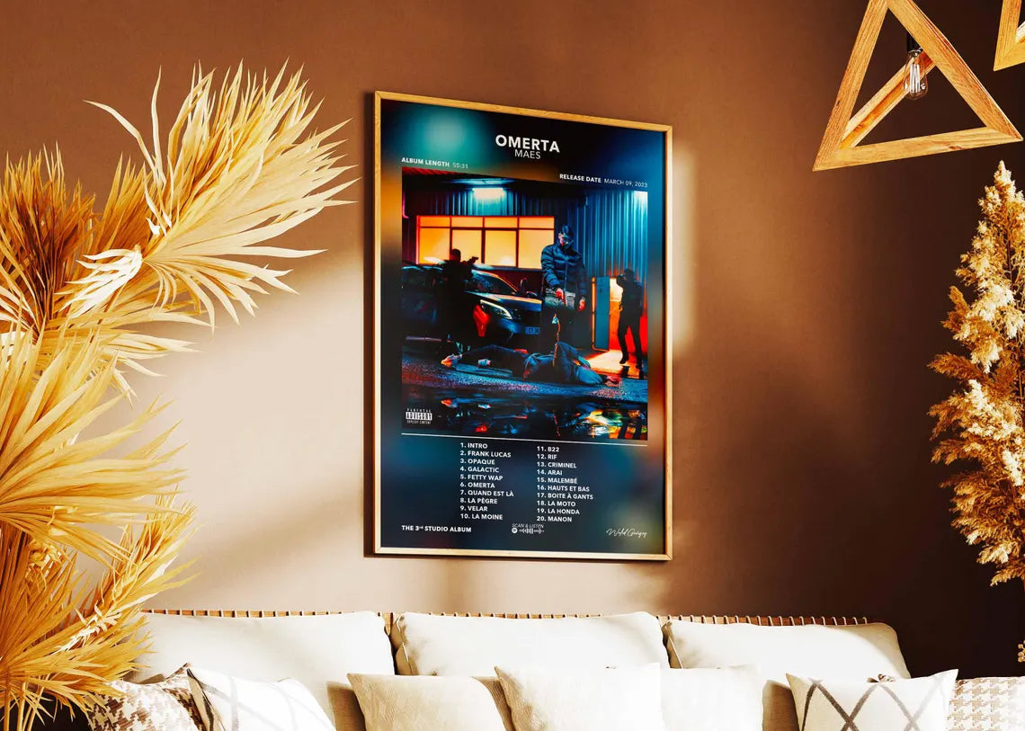 Poster Maes Omerta Album