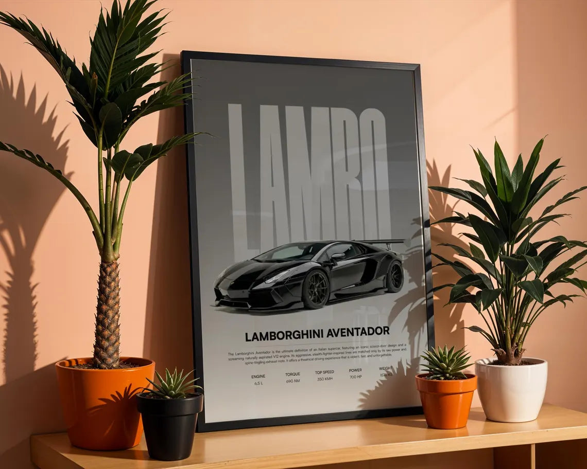 Lamborghini Aventador Poster