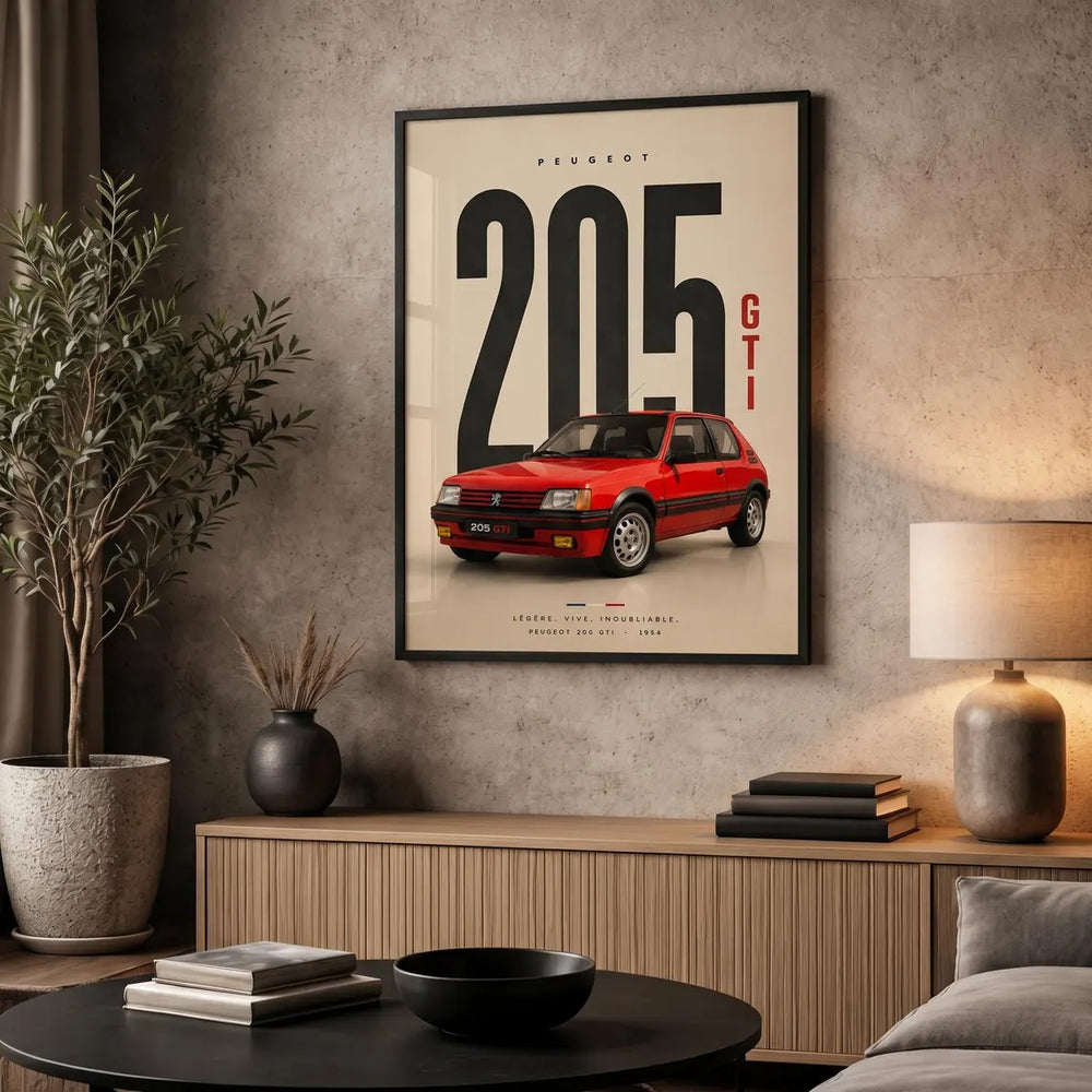 205 GTI Poster