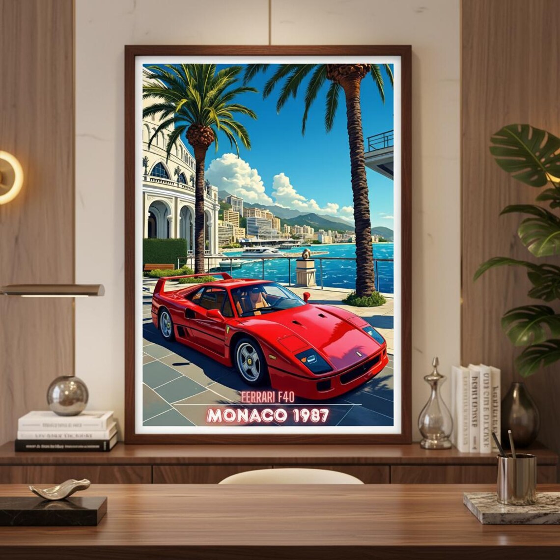 Ferrari F40 Poster