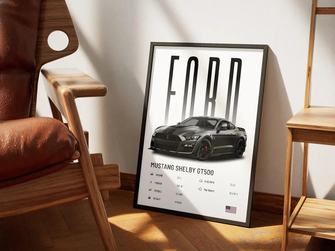 Ford Mustang Shelby GT500 Poster