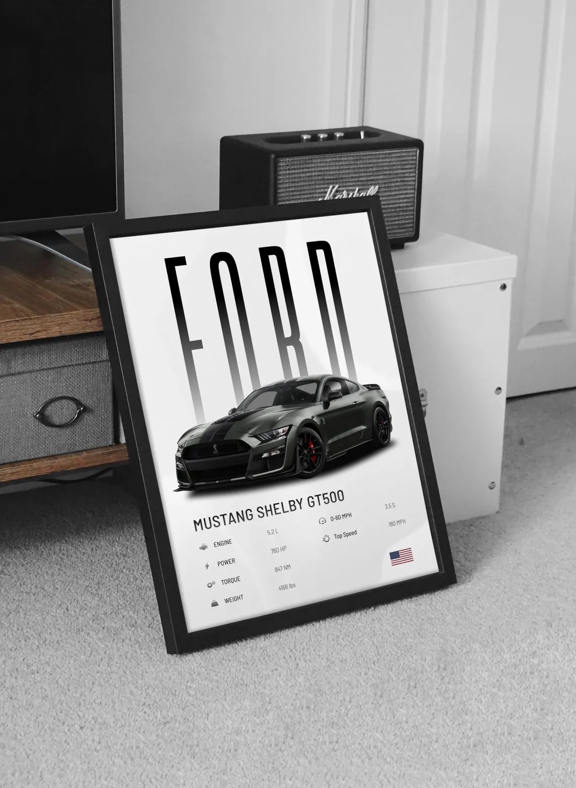 Ford Mustang Shelby GT500 Poster