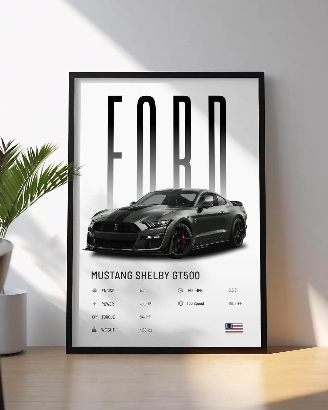 Ford Mustang Shelby GT500 Poster
