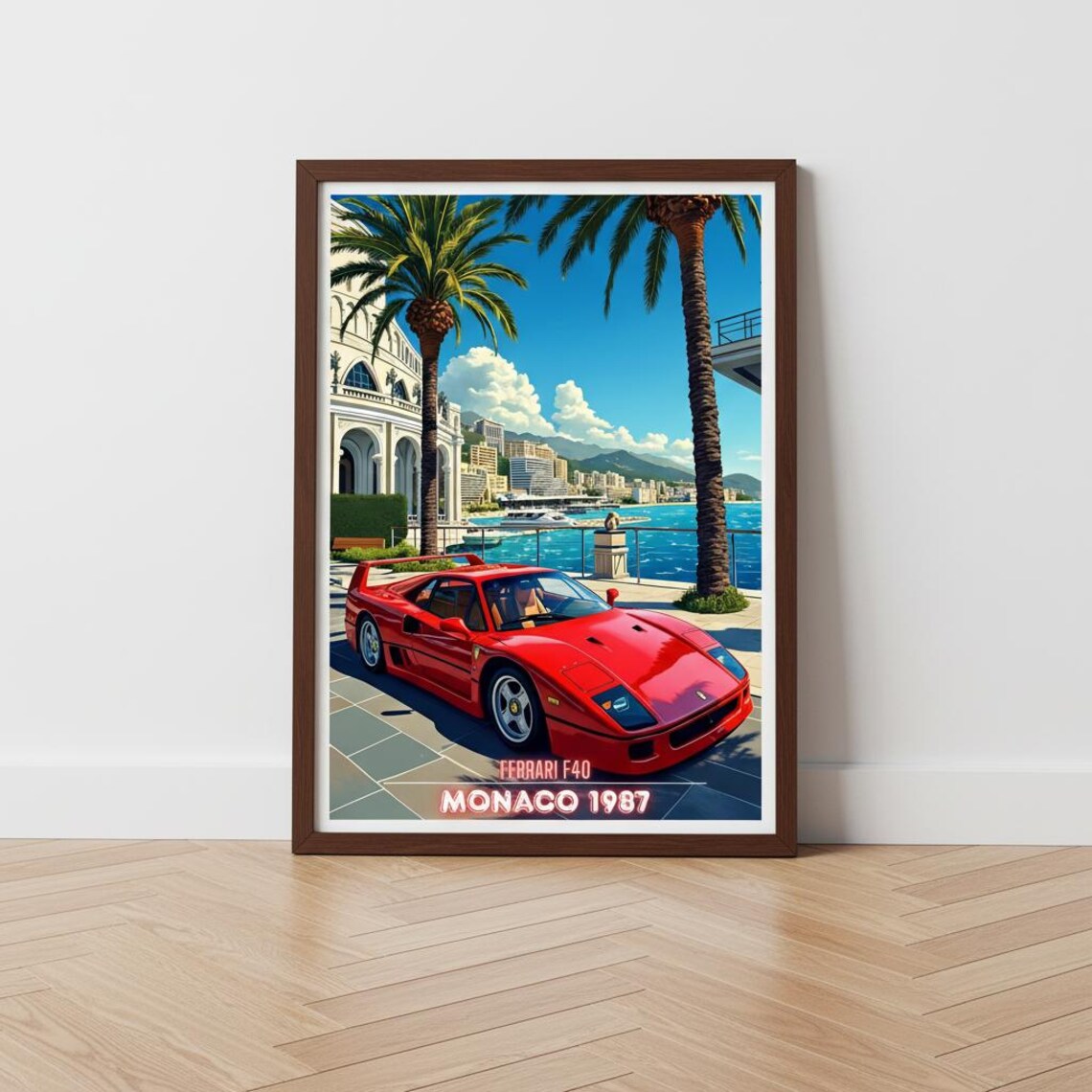 Ferrari F40 Poster