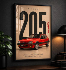 205 GTI Poster