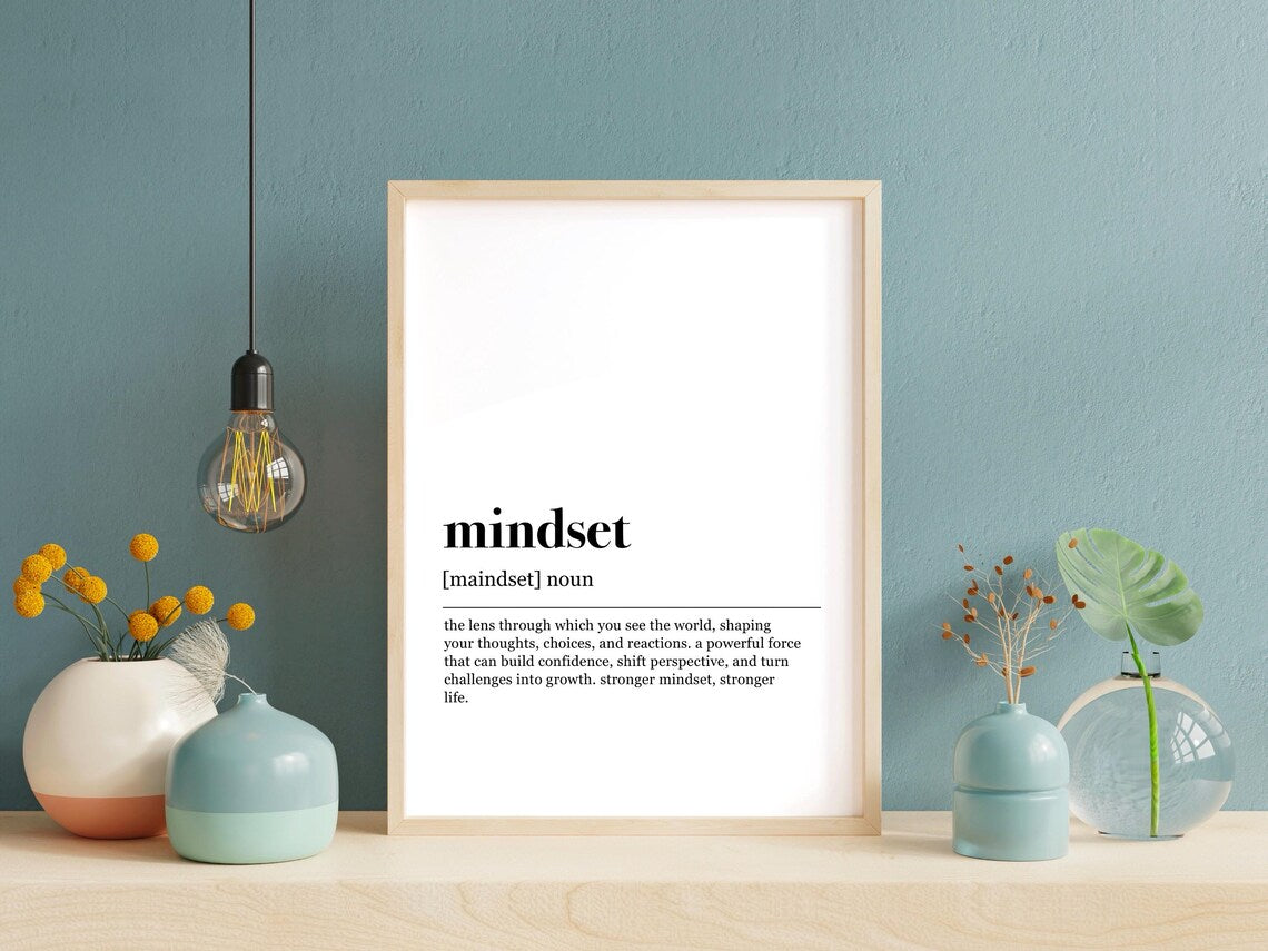 Mindset Quote Print