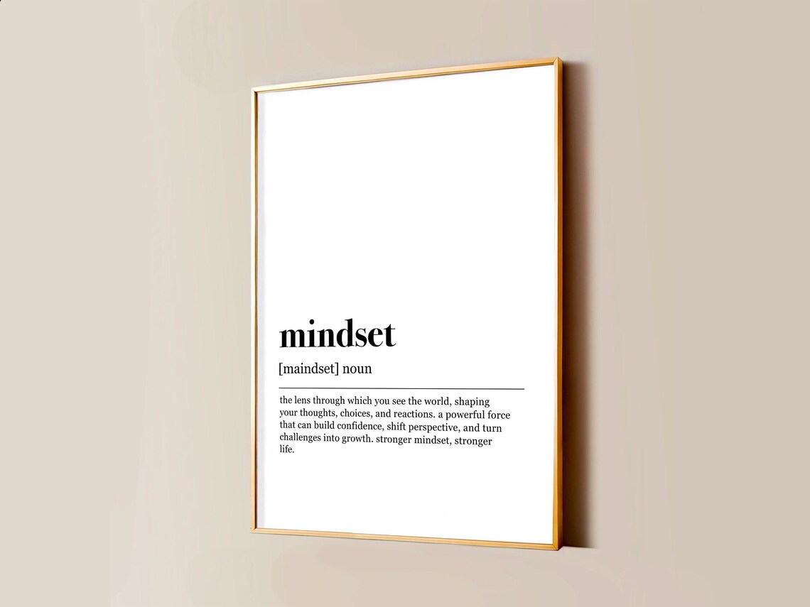 Mindset Quote Print