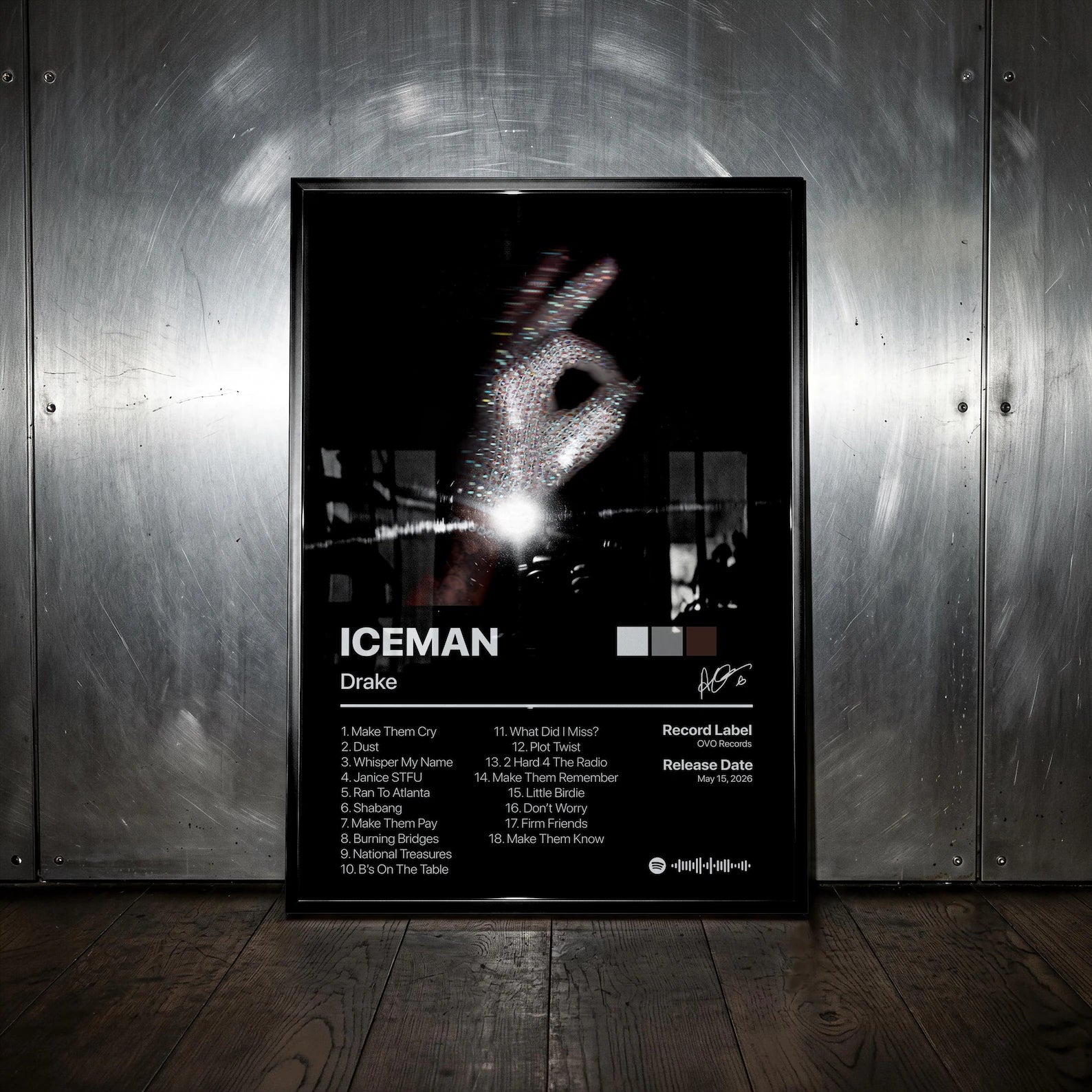 Pochette d'album ICEMAN Drake — vue principale