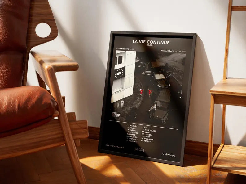 Poster La Vie Continue Maes Album