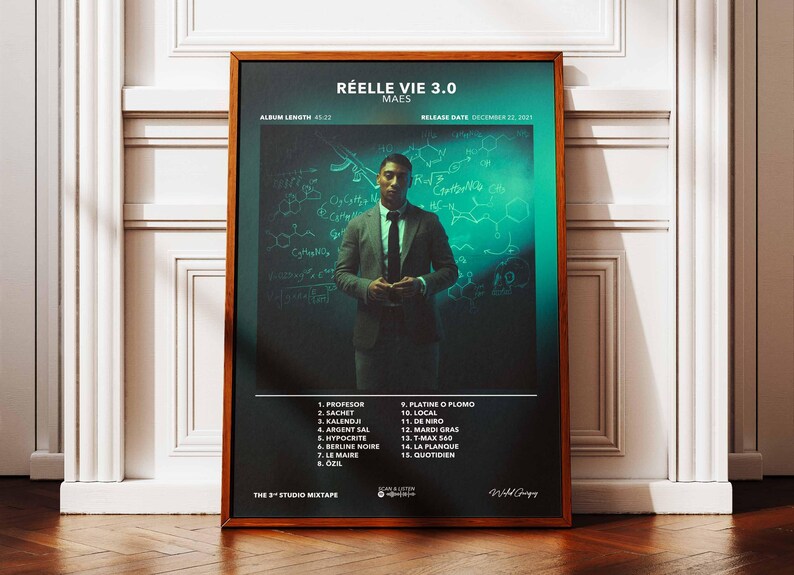 Poster Maes Réelle Vie 3 Album