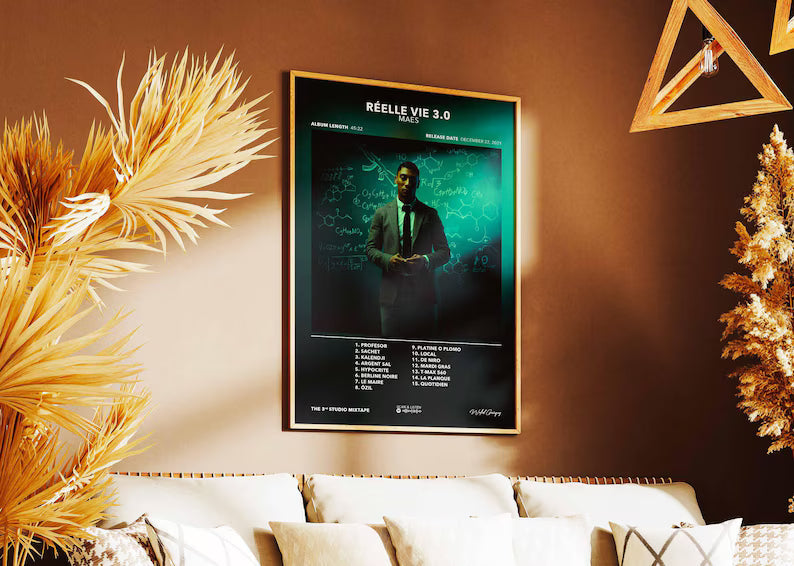 Poster Maes Réelle Vie 3 Album