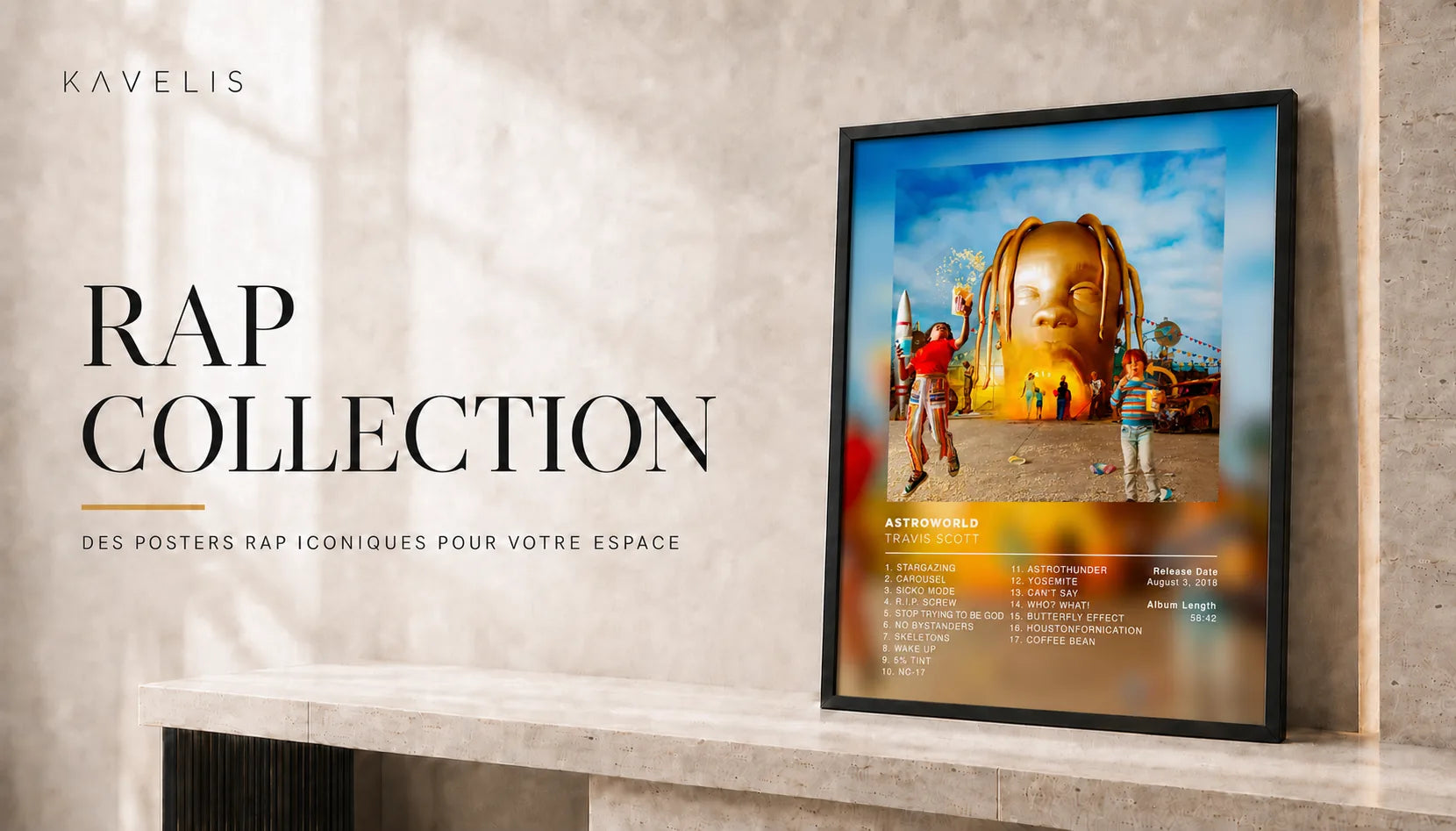 Collection de posters rap Kavelis